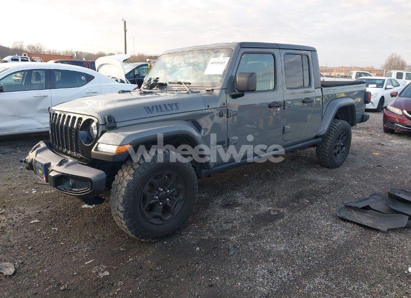 Photo 2 of 2021 Jeep Gladiator WILLYS 4X4 (VIN 1C6HJTAG1ML543771)