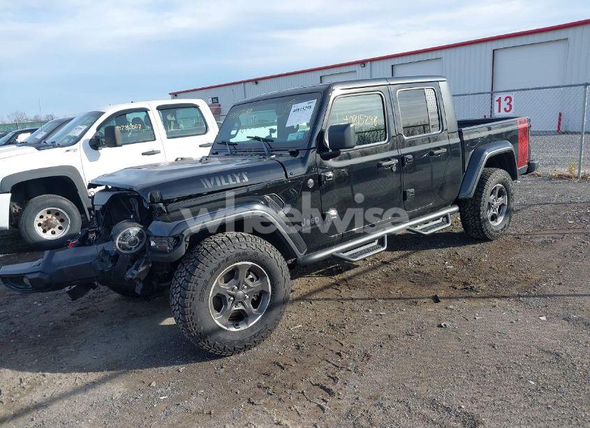 Photo 2 of 2022 Jeep Gladiator WILLYS 4X4 (VIN 1C6HJTAG1NL152167)