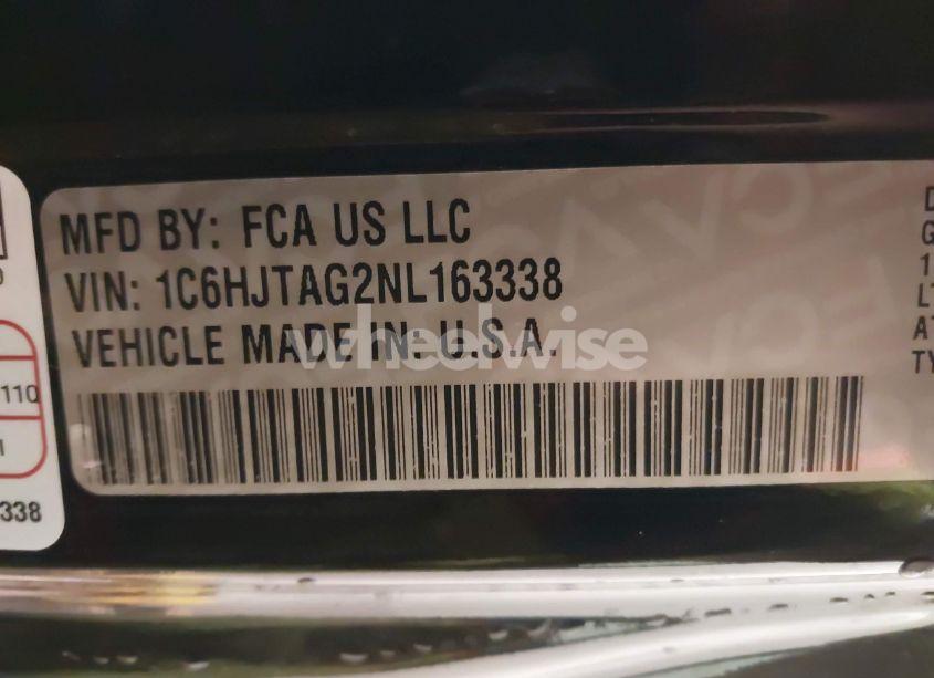 Photo 9 of 2022 Jeep Gladiator WILLYS 4X4 (VIN 1C6HJTAG2NL163338)