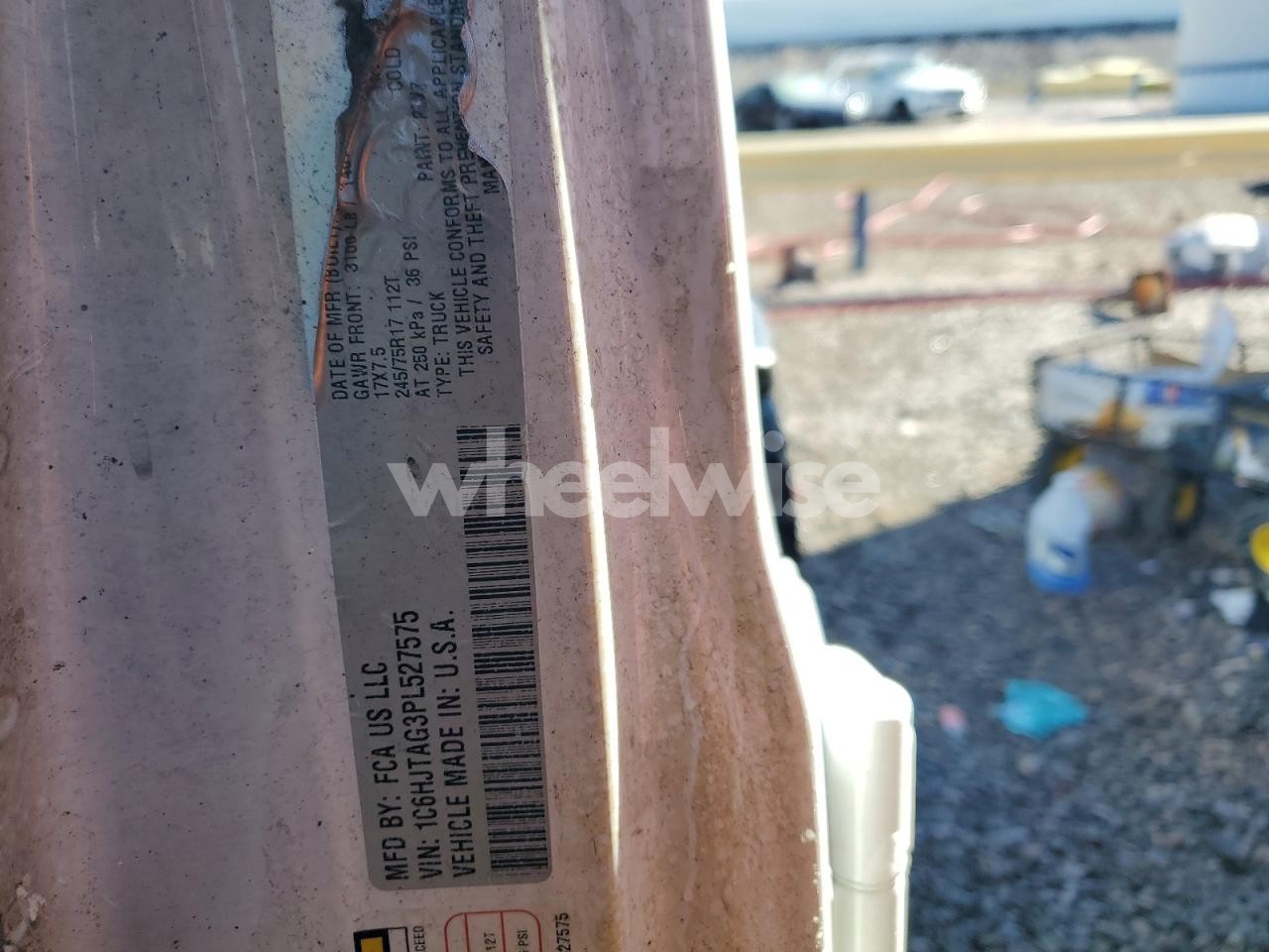 Photo 12 of 2023 JEEP GLADIATOR SPORT (VIN 1C6HJTAG3PL527575)