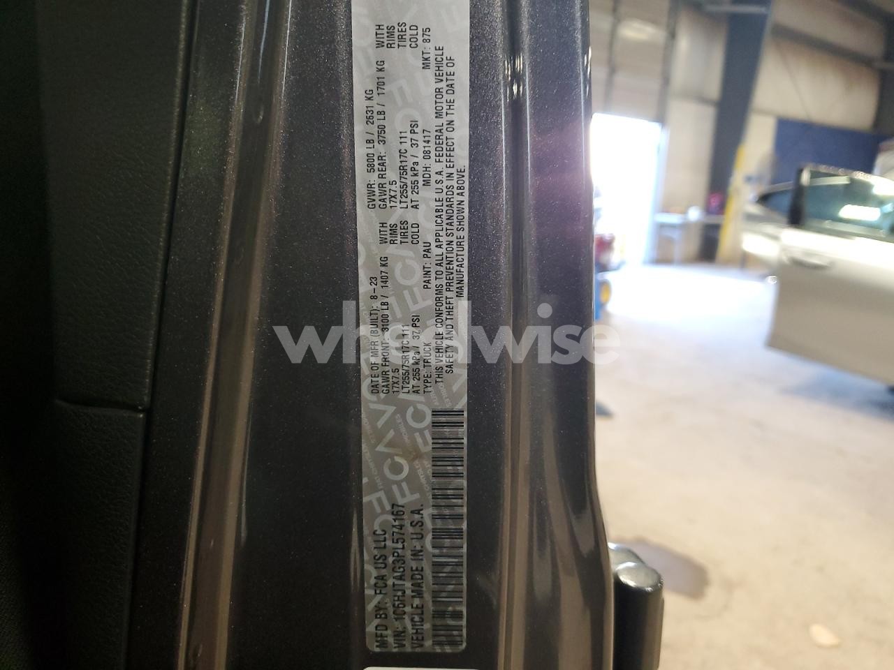 Photo 14 of 2023 JEEP GLADIATOR SPORT (VIN 1C6HJTAG3PL574167)
