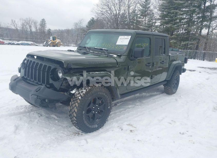 Photo 2 of 2021 Jeep Gladiator WILLYS 4X4 (VIN 1C6HJTAG6ML619145)