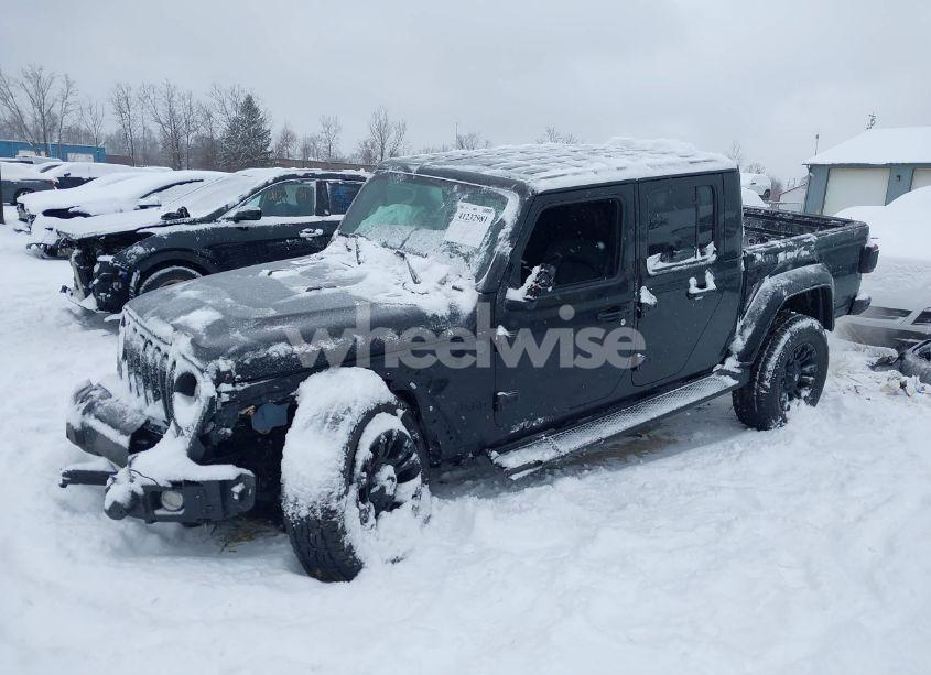 Photo 2 of 2021 Jeep Gladiator HIGH ALTITUDE 4X4 (VIN 1C6HJTFG3ML568275)