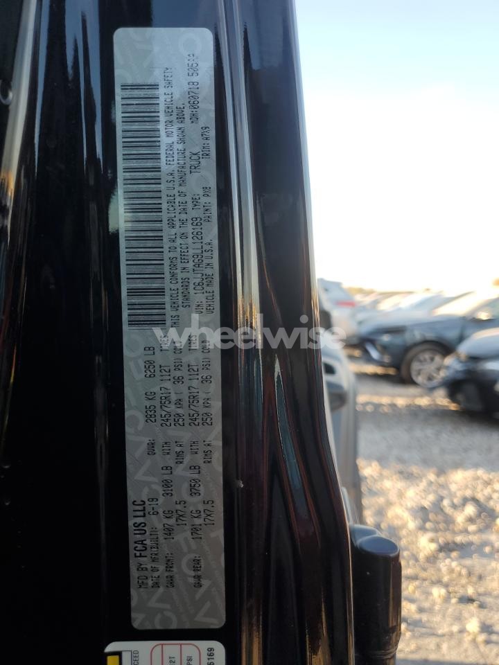 Photo 12 of 2020 JEEP GLADIATOR SPORT (VIN 1C6JJTAG9LL126169)