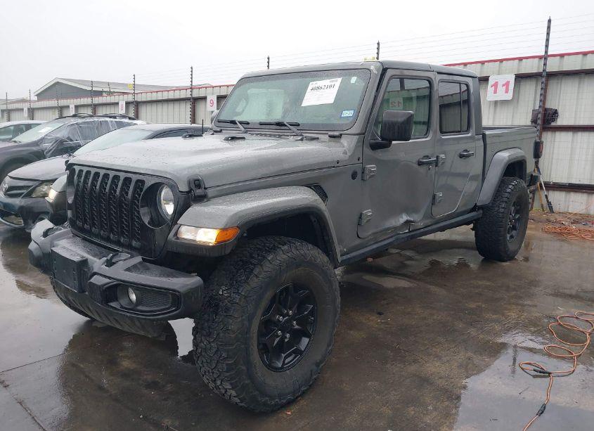 Photo 2 of 2021 Jeep Gladiator WILLYS 4X4 (VIN 1C6JJTAM4ML560751)