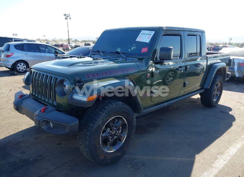 Photo 2 of 2022 Jeep Gladiator RUBICON 4X4 (VIN 1C6JJTBG1NL163699)