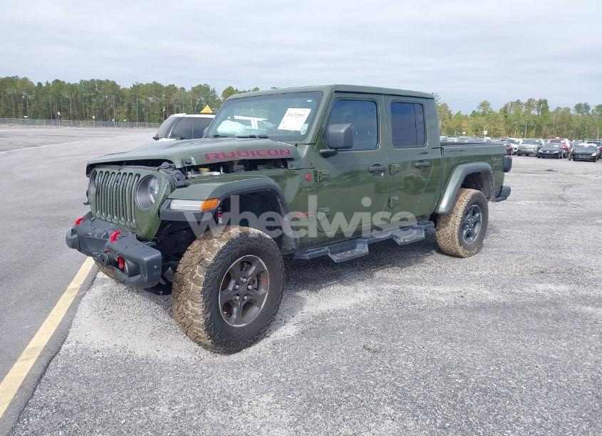 Photo 2 of 2021 Jeep Gladiator RUBICON 4X4 (VIN 1C6JJTBG2ML586256)