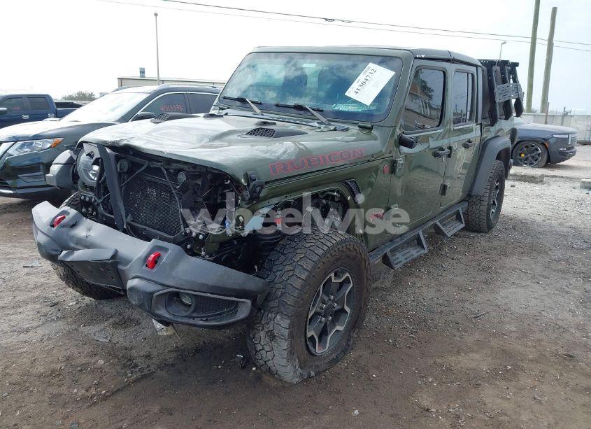 Photo 2 of 2021 Jeep Gladiator RUBICON 4X4 (VIN 1C6JJTBG6ML619775)