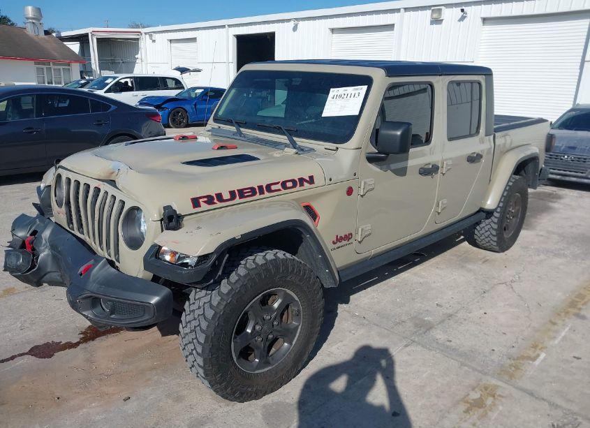 Photo 2 of 2022 Jeep Gladiator RUBICON 4X4 (VIN 1C6JJTBG9NL148867)