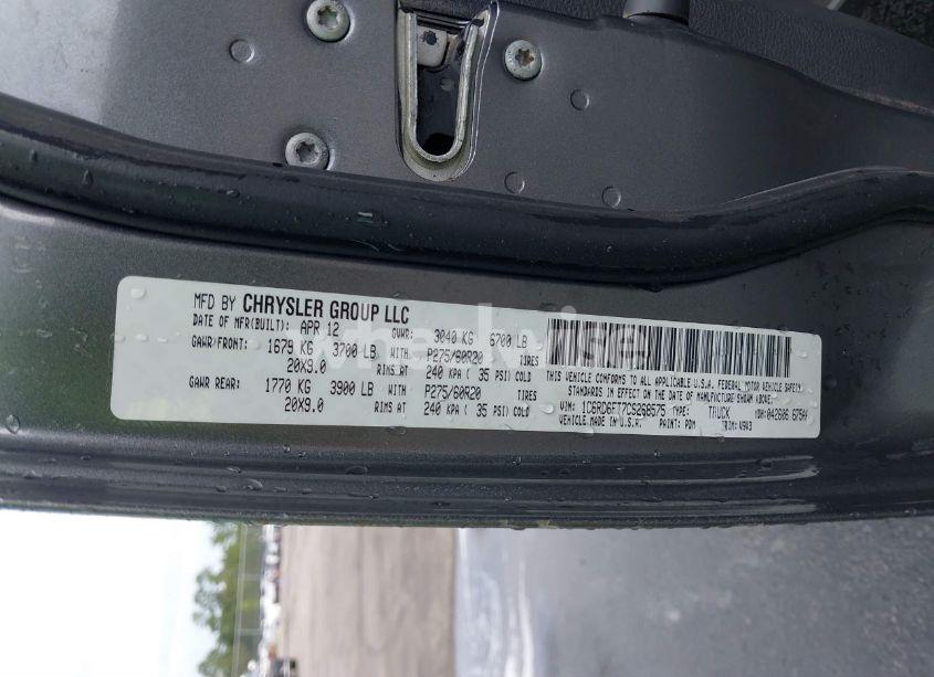 Photo 9 of 2012 Ram 1500 ST (VIN 1C6RD6FT7CS268575)