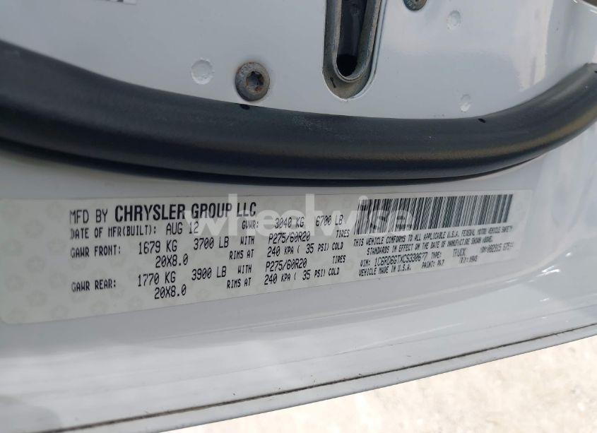 Photo 9 of 2012 Ram 1500 SLT (VIN 1C6RD6GTXCS330677)