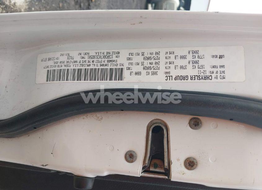 Photo 9 of 2012 Ram 1500 ST (VIN 1C6RD6KT0CS182501)