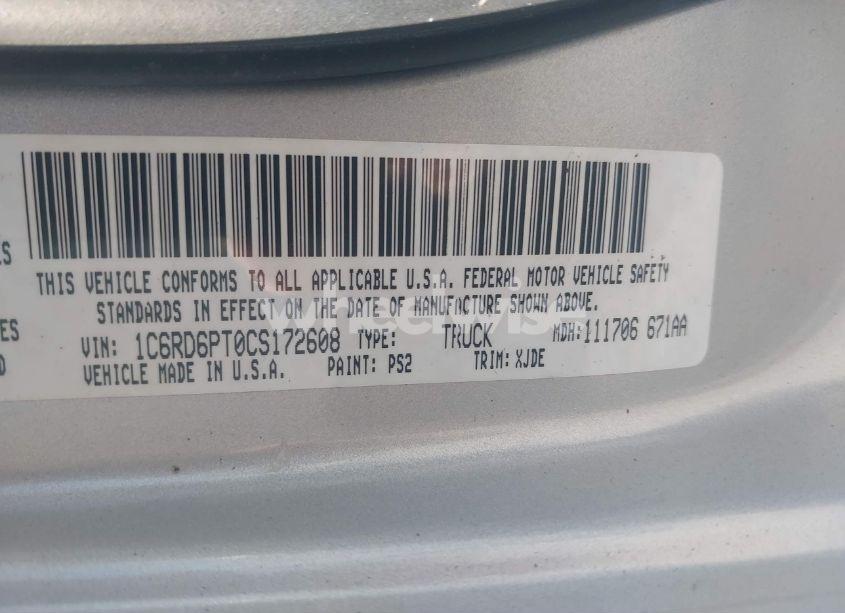 Photo 9 of 2012 Ram 1500 LARAMIE LONGHORN/LIMITED EDITION (VIN 1C6RD6PT0CS172608)