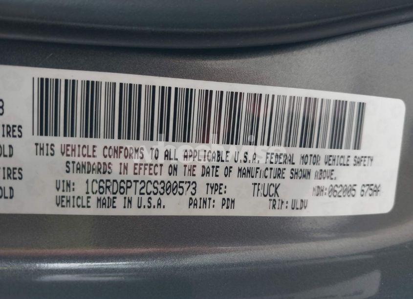 Photo 9 of 2012 Ram 1500 LARAMIE LONGHORN/LIMITED EDITION (VIN 1C6RD6PT2CS300573)