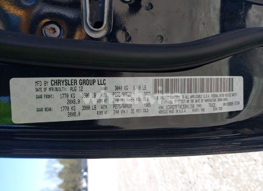 Photo 9 of 2012 Ram 1500 ST (VIN 1C6RD7FT4CS341150)