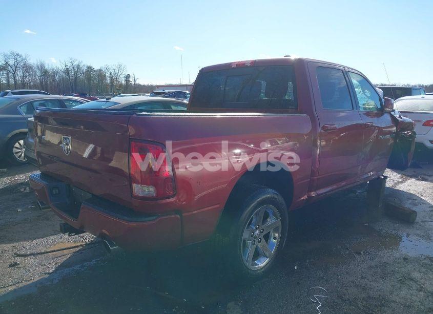 Photo 4 of 2012 Ram 1500 SPORT (VIN 1C6RD7MT9CS161603)