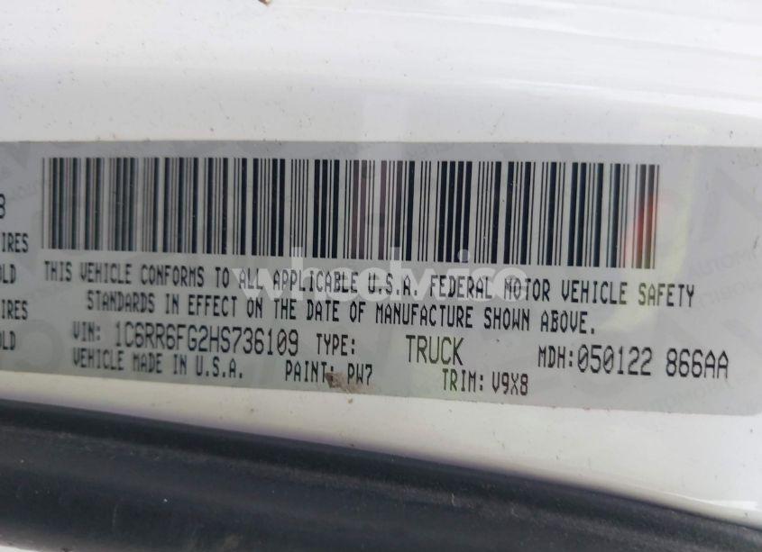 Photo 9 of 2017 Ram 1500 TRADESMAN QUAD CAB 4X2 6'4 BOX (VIN 1C6RR6FG2HS736109)