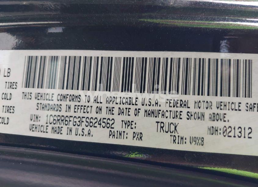 Photo 9 of 2015 Ram 1500 EXPRESS (VIN 1C6RR6FG3FS624562)