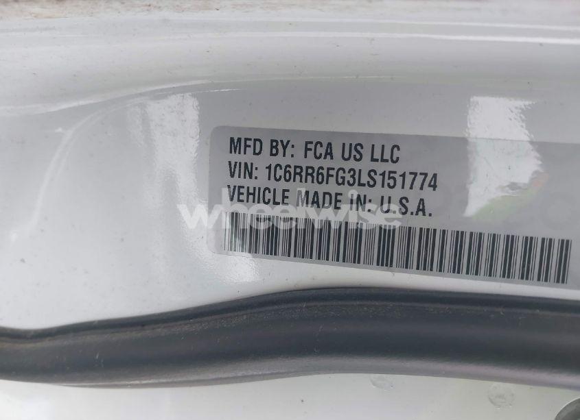 Photo 9 of 2020 Ram 1500 CLASSIC TRADESMAN 4X2 6'4 BOX (VIN 1C6RR6FG3LS151774)