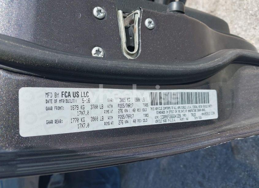 Photo 9 of 2016 Ram 1500 TRADESMAN (VIN 1C6RR6FG9GS341228)