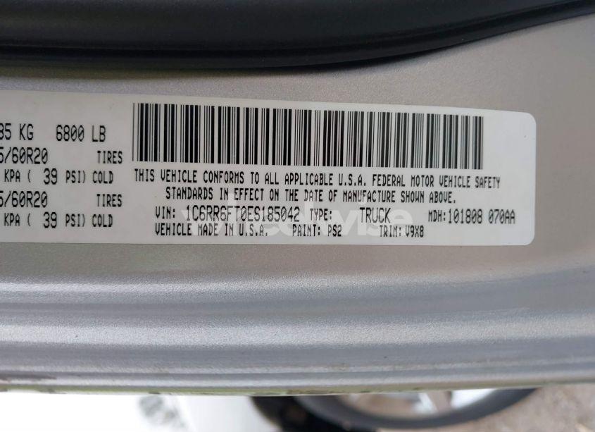 Photo 9 of 2014 Ram 1500 EXPRESS (VIN 1C6RR6FT0ES185042)