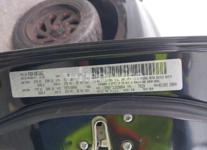 Photo 9 of 2018 Ram 1500 (VIN 1C6RR6FT3JS238844)