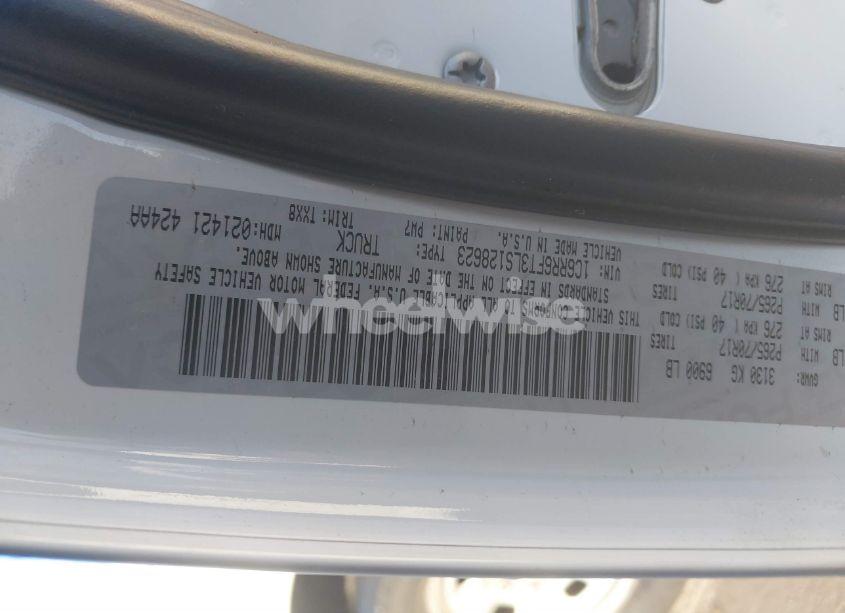 Photo 9 of 2020 Ram 1500 CLASSIC TRADESMAN 4X2 6'4 BOX (VIN 1C6RR6FT3LS128623)