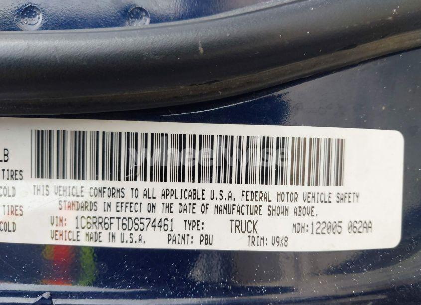 Photo 9 of 2013 Ram 1500 EXPRESS (VIN 1C6RR6FT6DS574461)