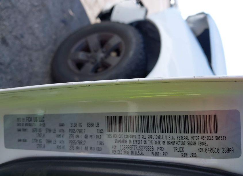 Photo 9 of 2018 Ram 1500 EXPRESS 4X2 6'4 BOX (VIN 1C6RR6FT7JS279929)