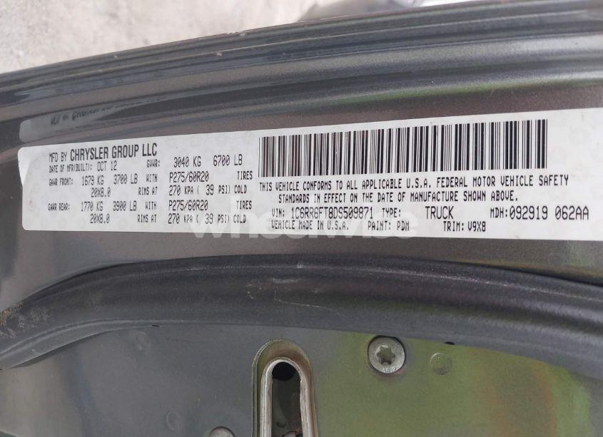 Photo 9 of 2013 Ram 1500 EXPRESS (VIN 1C6RR6FT8DS509871)