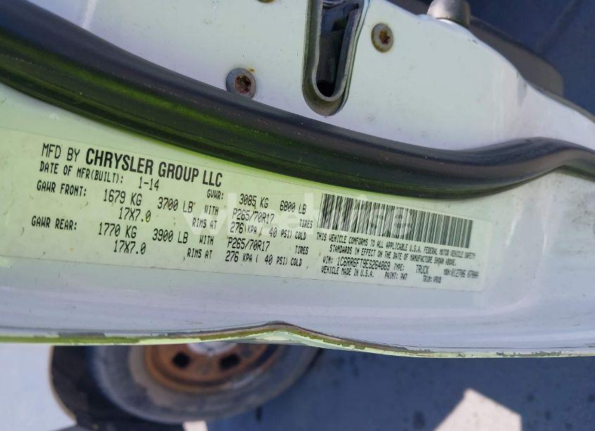 Photo 9 of 2014 Ram 1500 TRADESMAN (VIN 1C6RR6FT9ES264869)