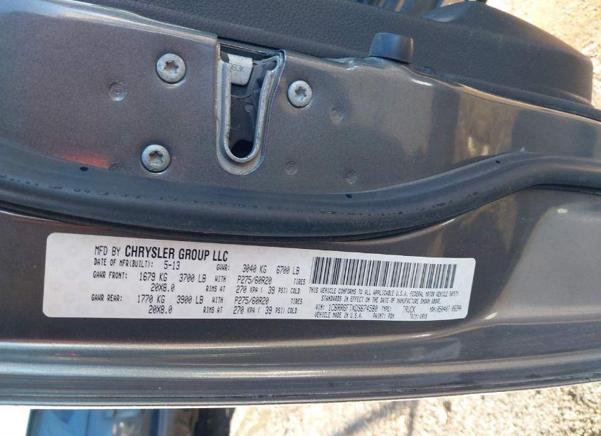 Photo 9 of 2013 Ram 1500 TRADESMAN/EXPRESS (VIN 1C6RR6FTXDS674580)