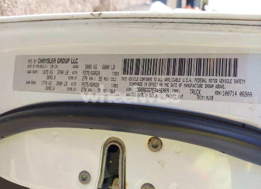 Photo 9 of 2014 Ram 1500 (VIN 1C6RR6GG7ES456969)