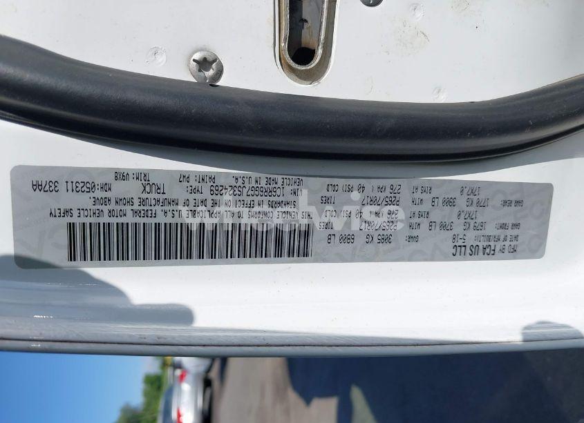 Photo 9 of 2018 Ram 1500 SLT 4X2 6'4 BOX (VIN 1C6RR6GG7JS324269)