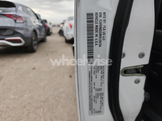 Photo 11 of 2024 RAM 1500 CLASSIC SLT (VIN 1C6RR6GG9RS128734)