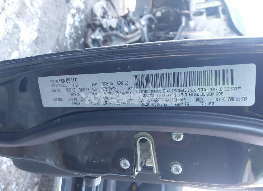 Photo 9 of 2017 Ram 1500 BIG HORN 4X2 6'4 BOX (VIN 1C6RR6GT1HS645733)