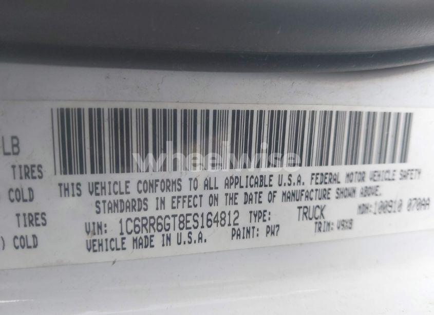 Photo 9 of 2014 Ram 1500 SLT (VIN 1C6RR6GT8ES164812)