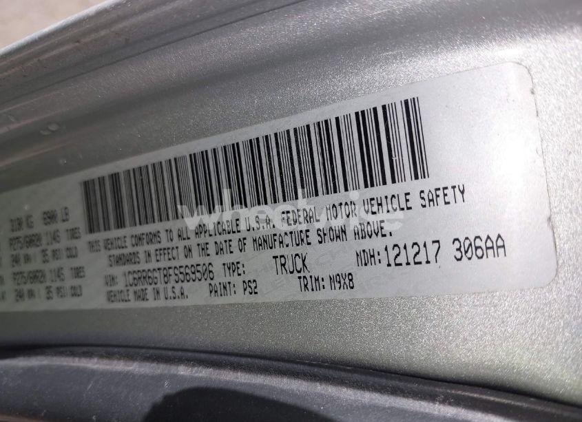 Photo 9 of 2015 Ram 1500 BIG HORN (VIN 1C6RR6GT8FS569506)