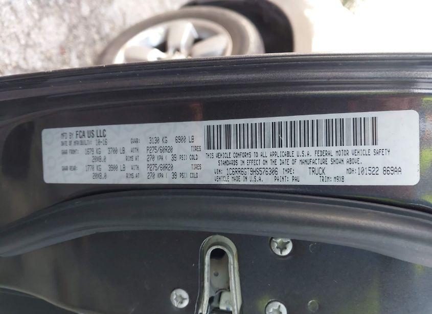 Photo 9 of 2017 Ram 1500 BIG HORN 4X2 6'4 BOX (VIN 1C6RR6GT9HS576306)