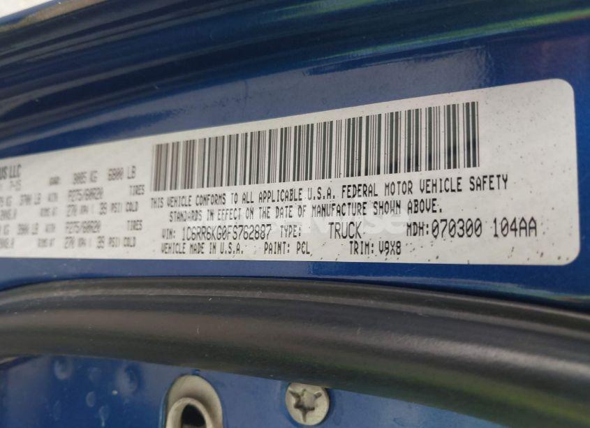 Photo 9 of 2015 Ram 1500 EXPRESS (VIN 1C6RR6KG0FS762887)