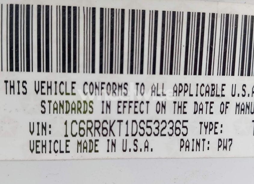 Photo 9 of 2013 Ram 1500 EXPRESS (VIN 1C6RR6KT1DS532365)
