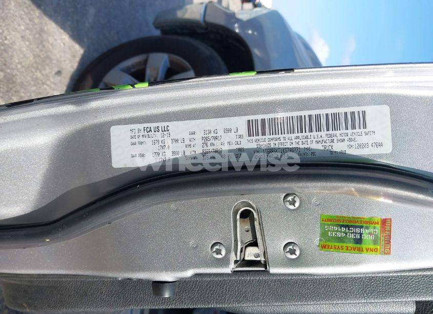 Photo 9 of 2019 Ram 1500 CLASSIC TRADESMAN 4X2 5'7 BOX (VIN 1C6RR6KT1KS746771)