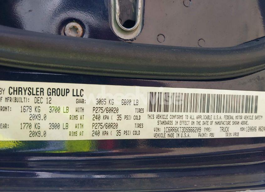 Photo 9 of 2013 Ram 1500 EXPRESS (VIN 1C6RR6KT3DS566209)