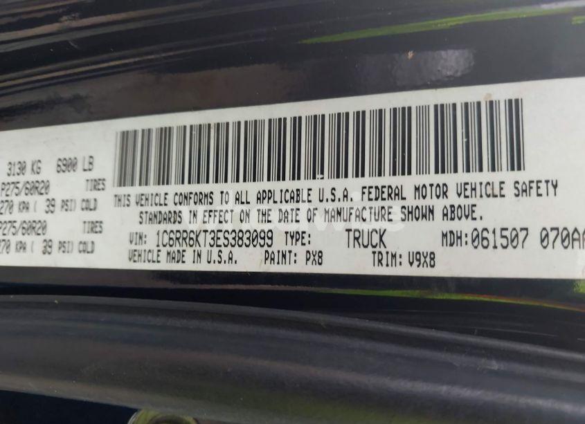 Photo 9 of 2014 Ram 1500 EXPRESS (VIN 1C6RR6KT3ES383099)