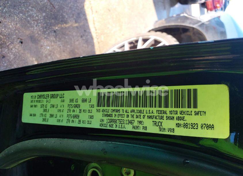 Photo 9 of 2014 Ram 1500 EXPRESS (VIN 1C6RR6KT5ES113467)