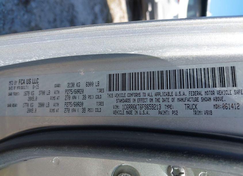 Photo 9 of 2015 Ram 1500 EXPRESS (VIN 1C6RR6KT6FS659213)