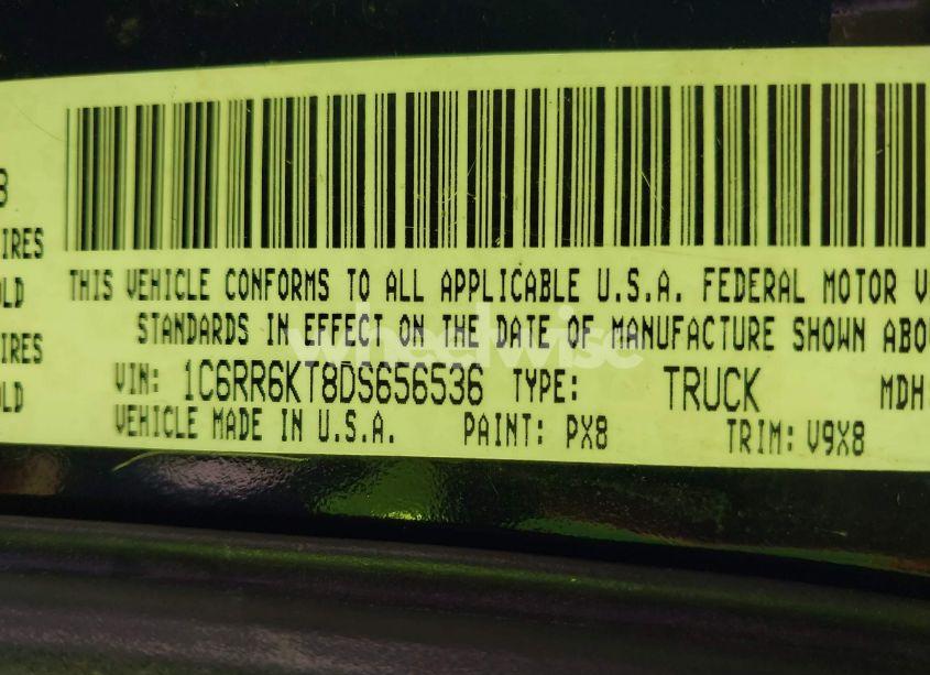 Photo 9 of 2013 Ram 1500 EXPRESS (VIN 1C6RR6KT8DS656536)