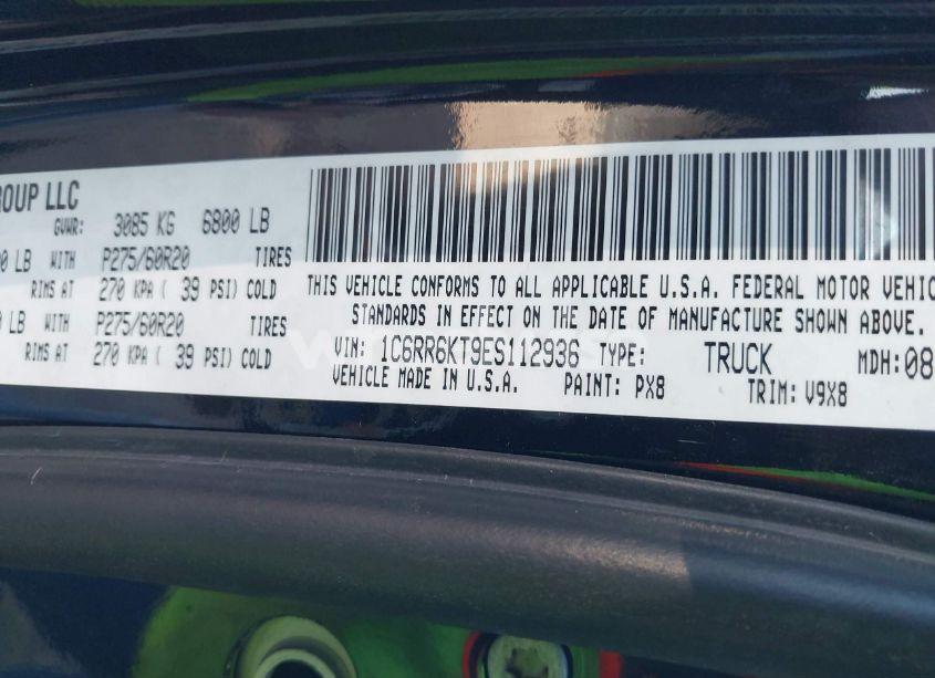 Photo 9 of 2014 Ram 1500 EXPRESS (VIN 1C6RR6KT9ES112936)