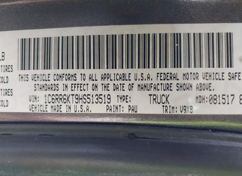 Photo 9 of 2017 Ram 1500 EXPRESS 4X2 5'7 BOX (VIN 1C6RR6KT9HS513519)