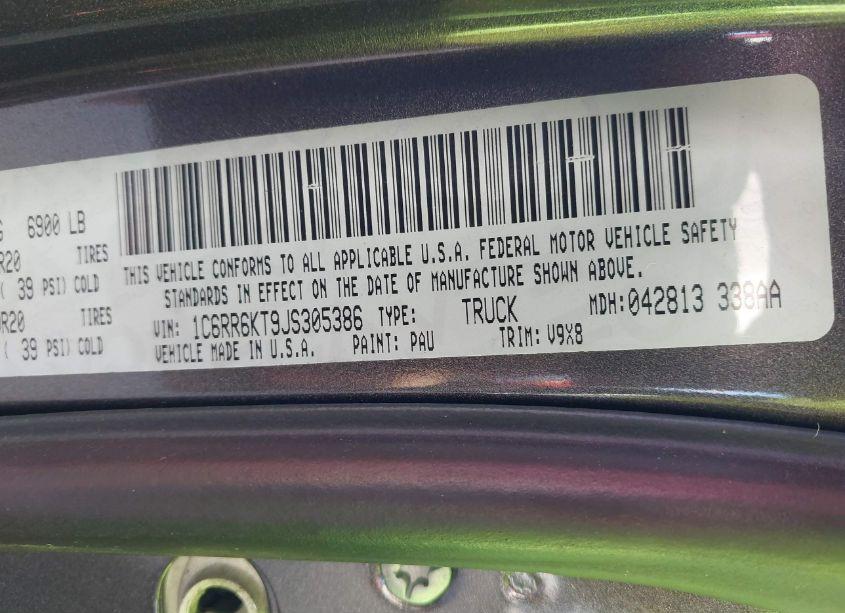 Photo 9 of 2018 Ram 1500 EXPRESS 4X2 5'7 BOX (VIN 1C6RR6KT9JS305386)